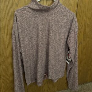 Canada Goose Heathered Mauve Long Sleeve Top